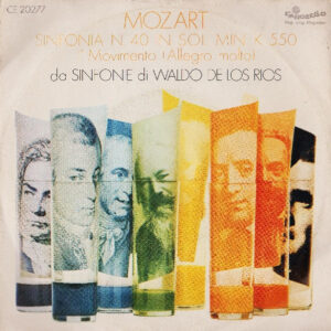 Waldo De Los Rios ‎– Mozart Sinfonia N. 40 In Sol Min. K 550